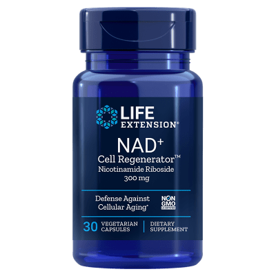 NAD+ Cell Regenerator, 300 mg 30 Veg Capsules