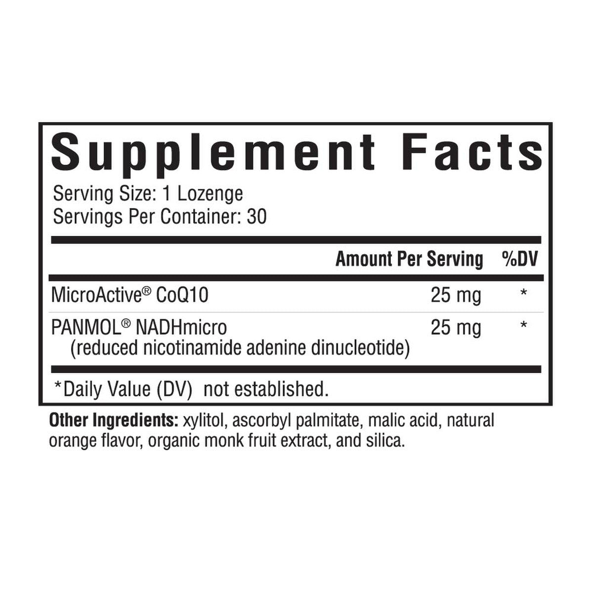 Energy Nutrients (Formerly NADH + CoQ10) | 30 Lozenges | Seeking Health