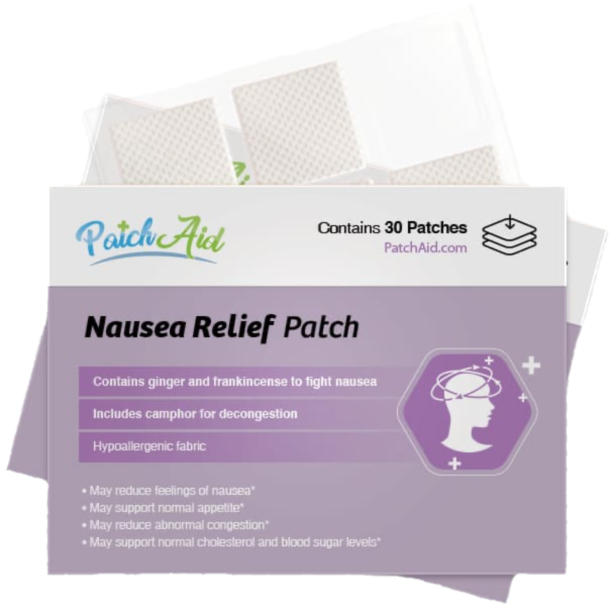 Nausea Relief Topical Patch | 30 Patches