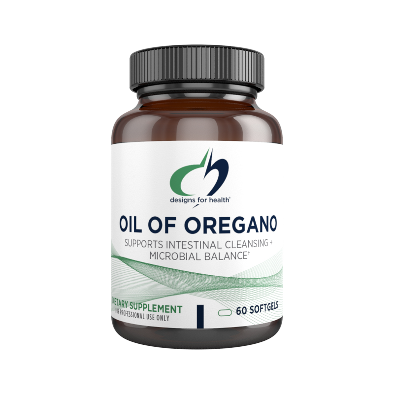 Oil of Oregano | 60 Soft Gels | Designs for Health