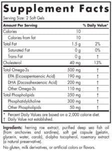 Nordic Naturals | Omega-3 Phospholipids | 60 Soft Gels