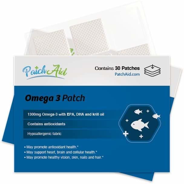 Omega 3 Topical Patch | 30 Daily Patches | PatchAid