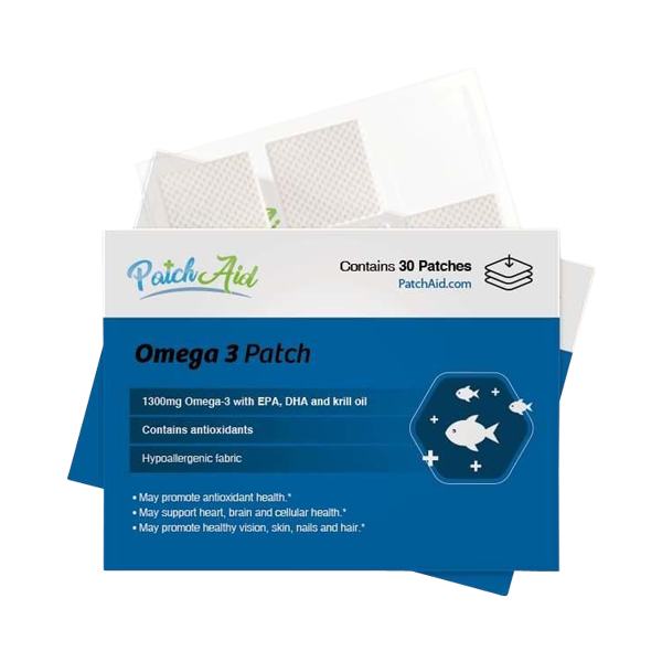 Omega 3 Topical Patch | 30 Daily Patches | PatchAid