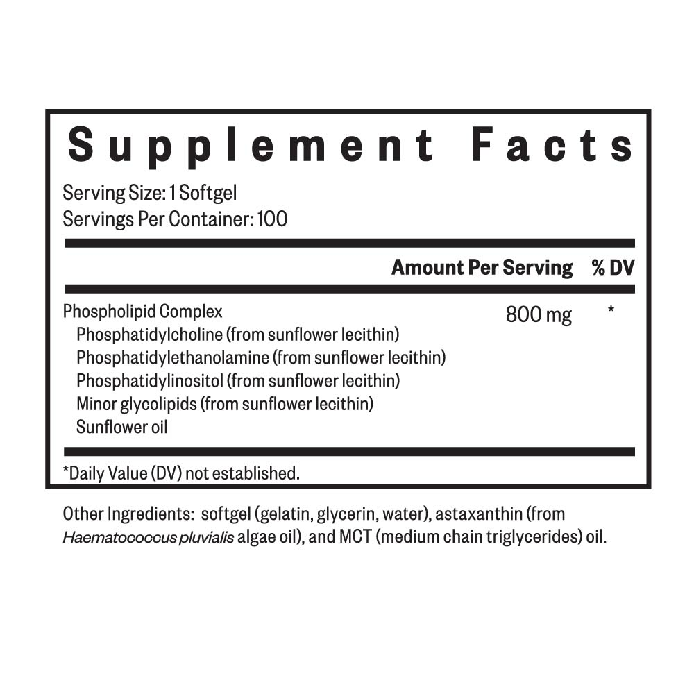 Optimal PC | Phospholipid Complex - 100 Softgels |Seeking Health