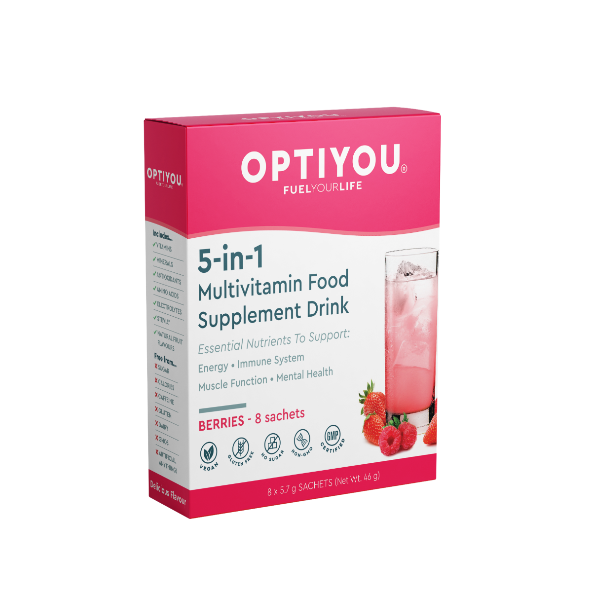 OPTIYOU Berry Flavour 8 sachets Pack