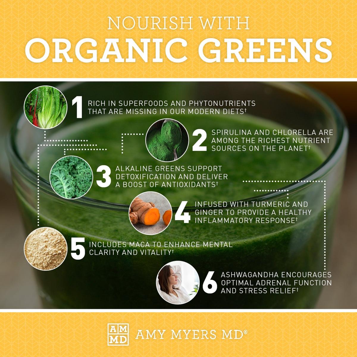 Organic Greens 7 day pack | Amy Myers MD