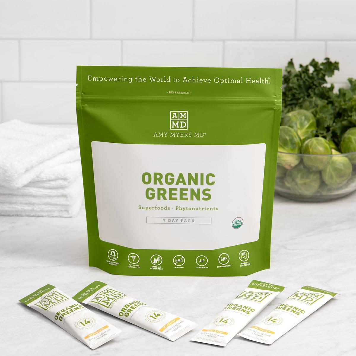 Organic Greens 7 day pack | Amy Myers MD