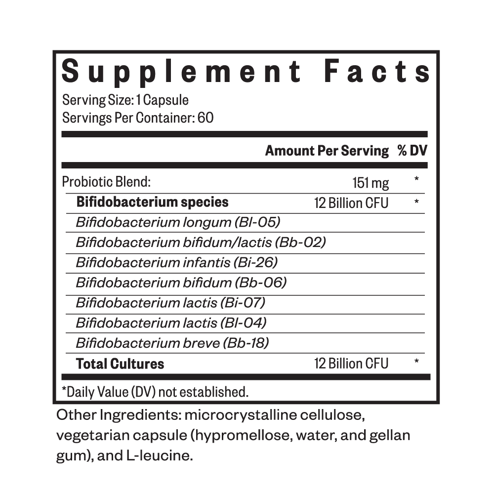 ProBiota Bifidobacterium | 60 Capsules (Formerly Bifido)