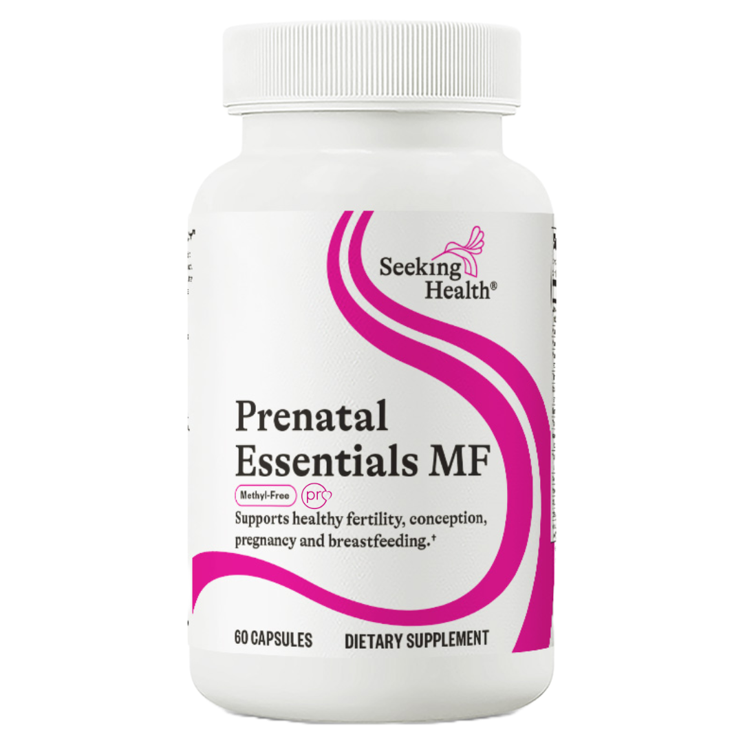 Prenatal Essentials | Methyl Free | Seeking Health | 60 Caps