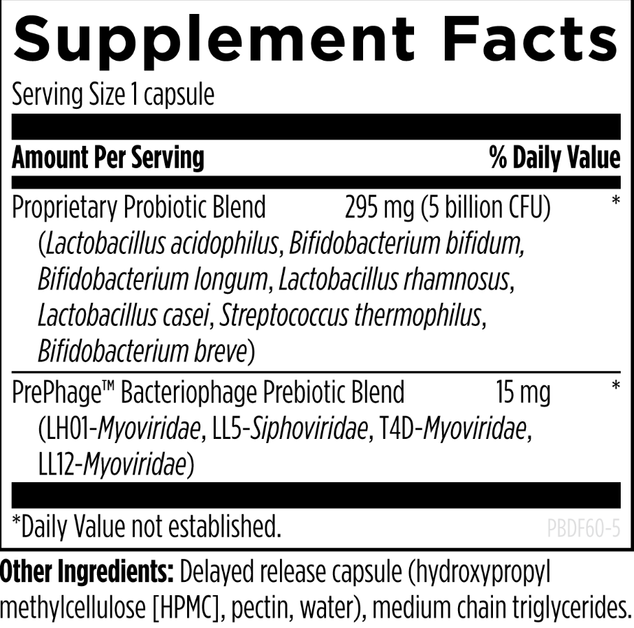 Probiophage DF | 60 Capsules