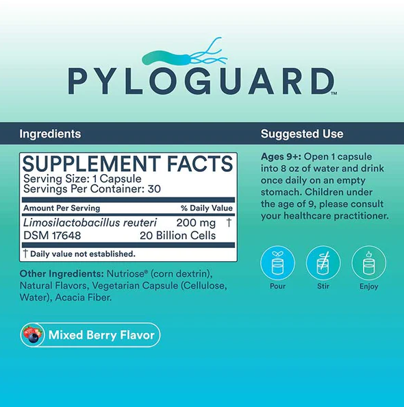 Pyloguard | Postbiotic | 30 Capsules