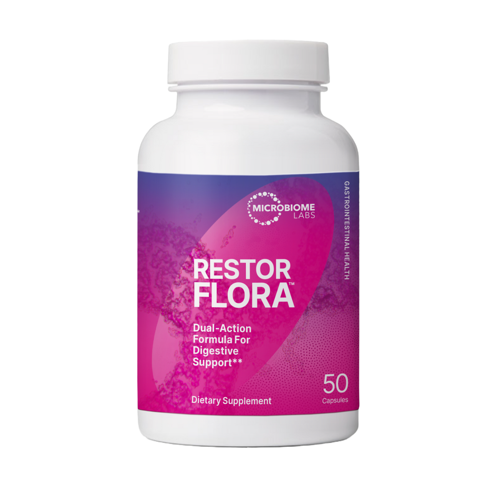 RestorFlora | Spore + Yeast Probiotic | 50 Capsules