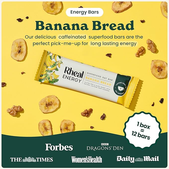 Rheal Energy Bar | Banana Bread | 1 Bar