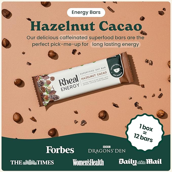 Rheal Energy Bar | Hazelnut Cacao | 1 Bar