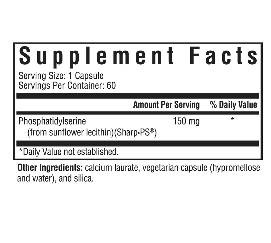 Phosphatidyl Serine | 150mg | Seeking Health