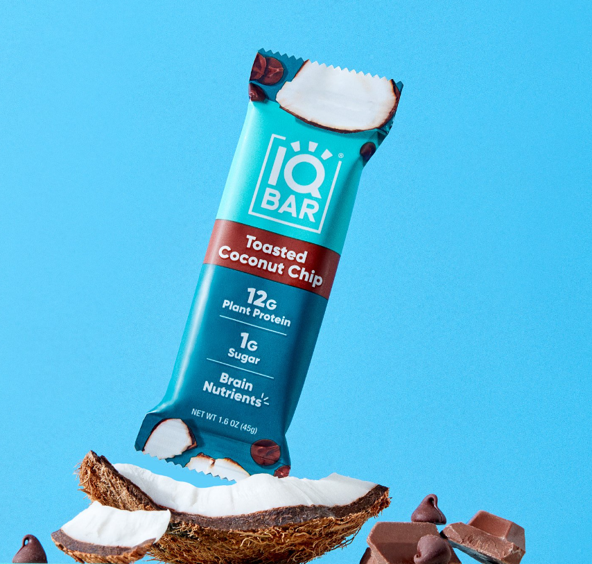 Toasted Coconut Chip | Single Plant Protein Bar | IQBAR