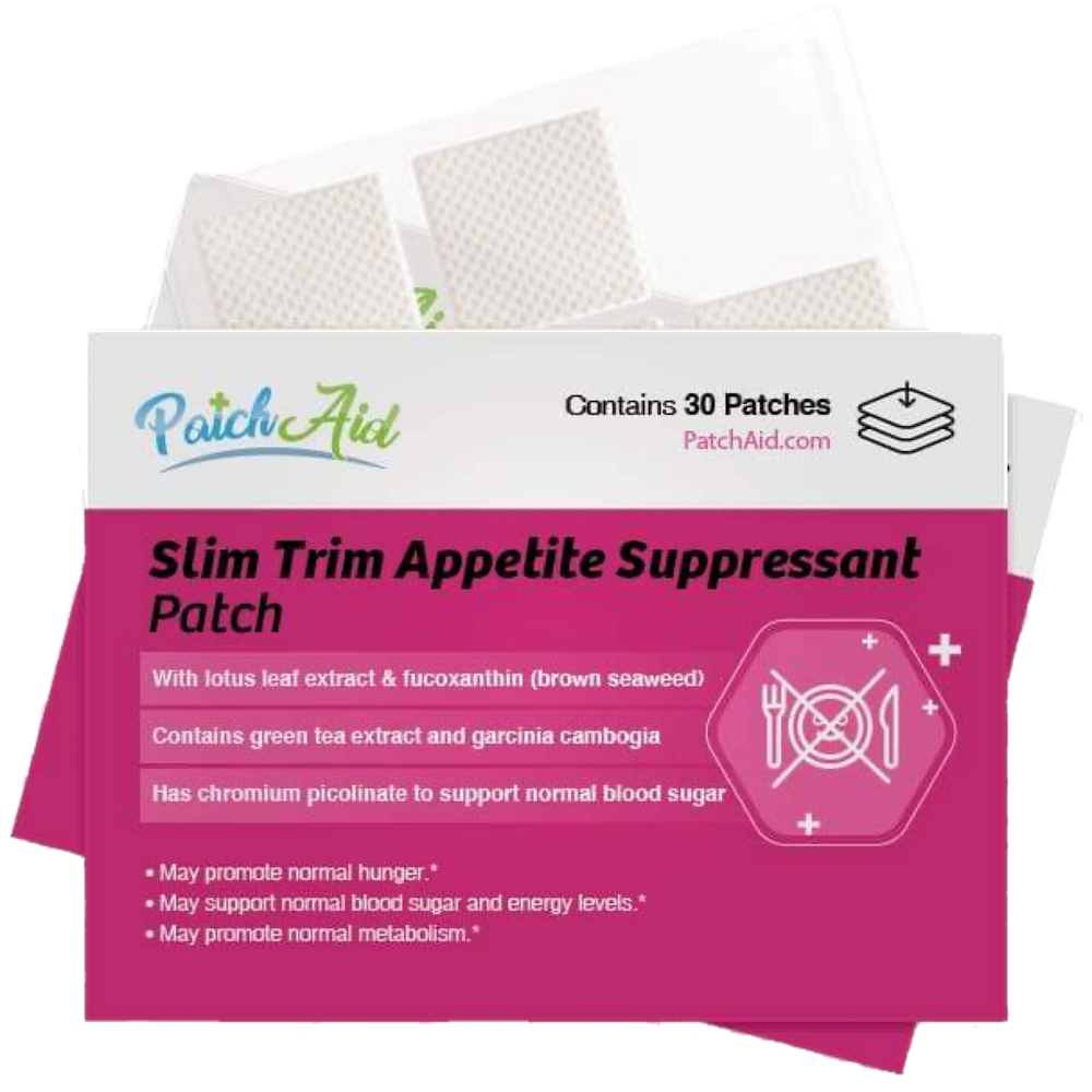 Patch Aid Slim Trim Appetite Suppressant Topical Patch – 30 Daily Patches