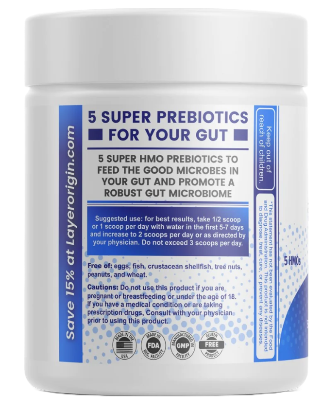 SuperHMO Prebiotic Mix with 5 HMOs