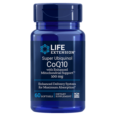 Super Ubiquinol CoQ10 with Enhanced Mitochondrial Support | Life Extension | 50mg