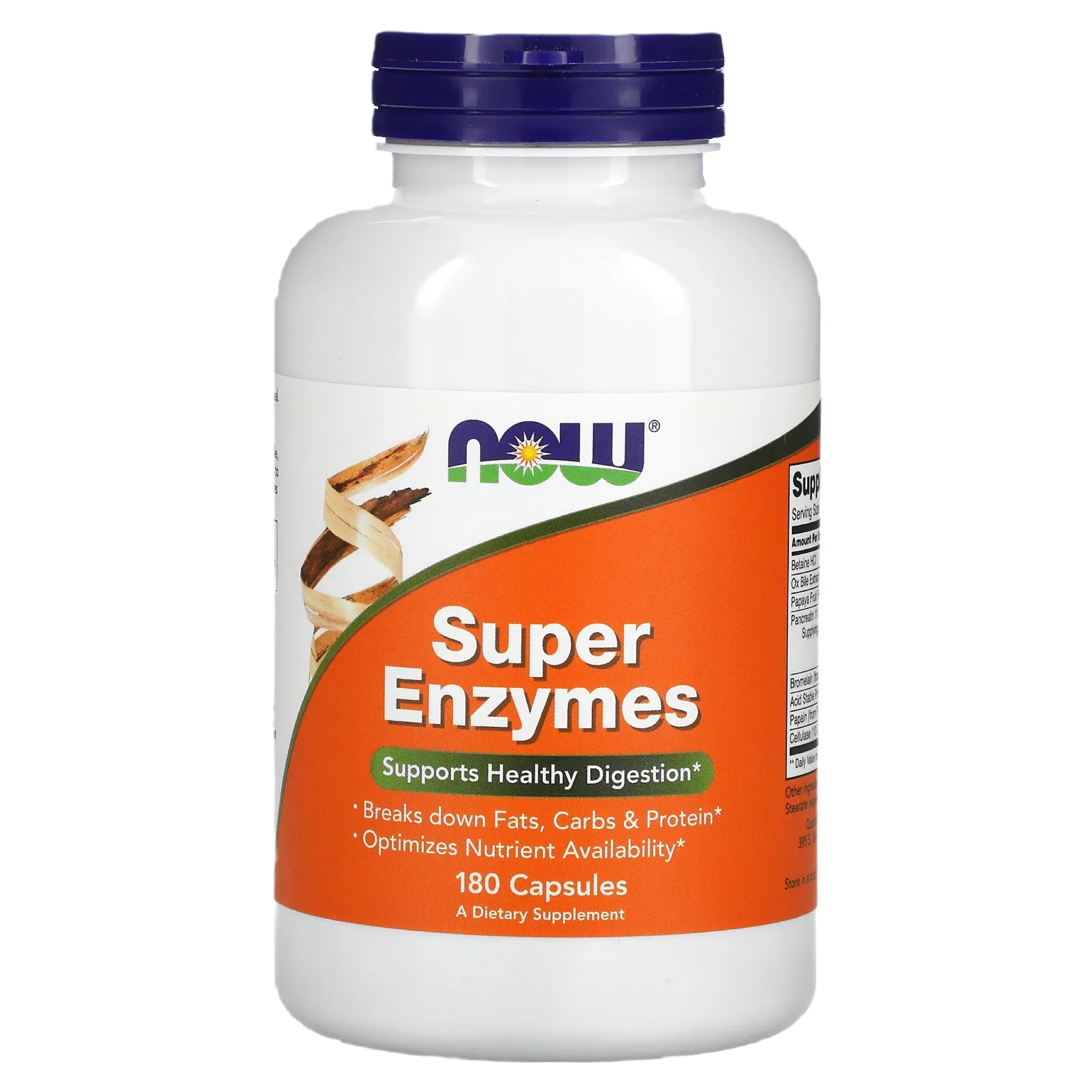 Super Enzymes | 180 Capsules | NOW