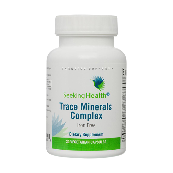 Trace Minerals Complex | Iron Free |  30 Capsules | Seeking Health