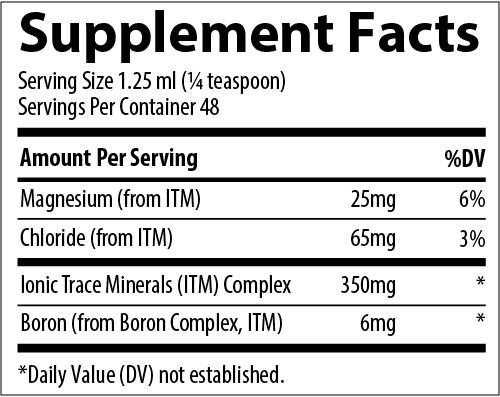 Ionic Boron | 6mg | 59ml | Trace Minerals