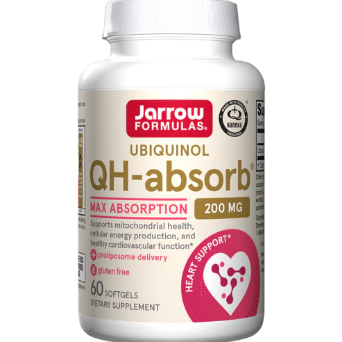 Ubiquinol QH Absorb 200mg | 60 Softgels