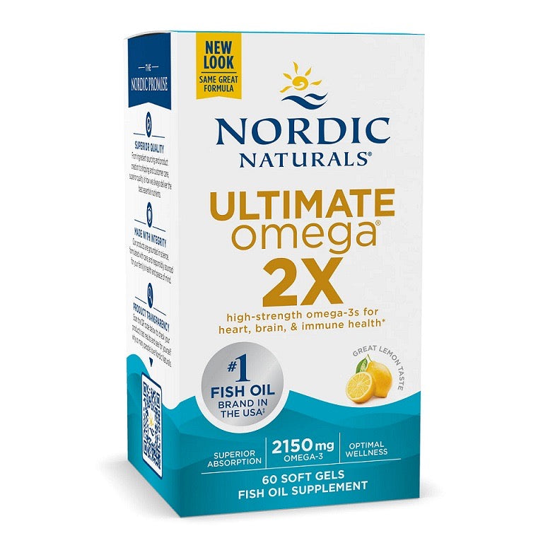 Ultimate Omega 2X | 2150mg Lemon | 60 Softgels