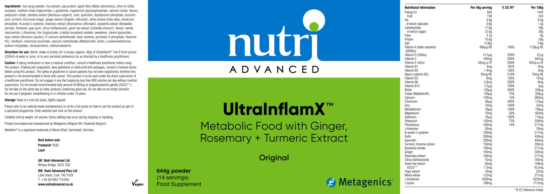 UltraInflamX™ (Original) - 14 Servings