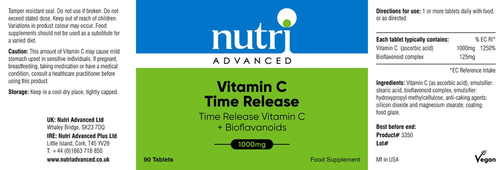 Vitamin C Time Release |90 Tablets