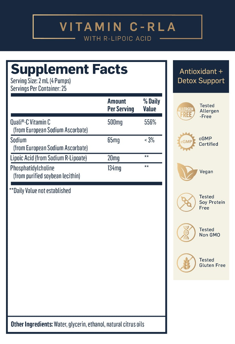 Vitamin C with R Lipoic Acid RALA 50ml