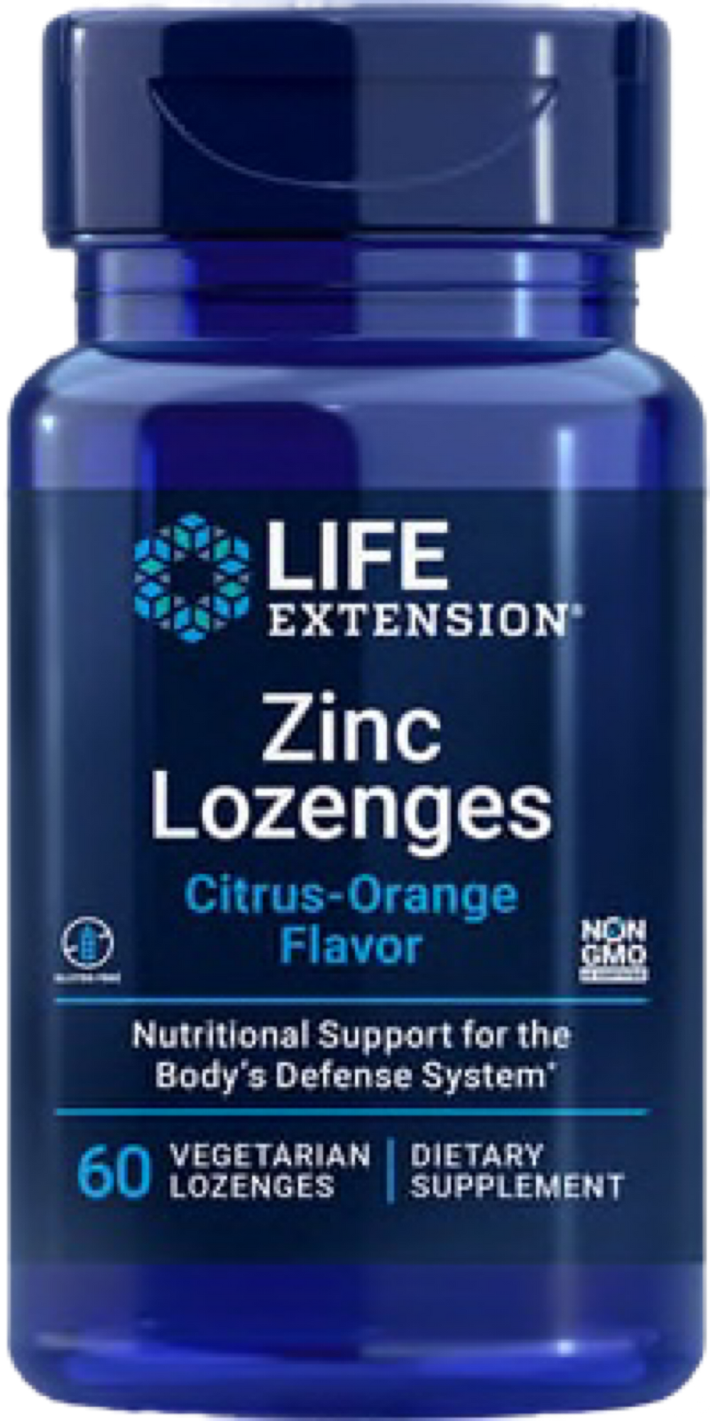 Zinc | 60 Lozenges | Citrus Orange Flavour