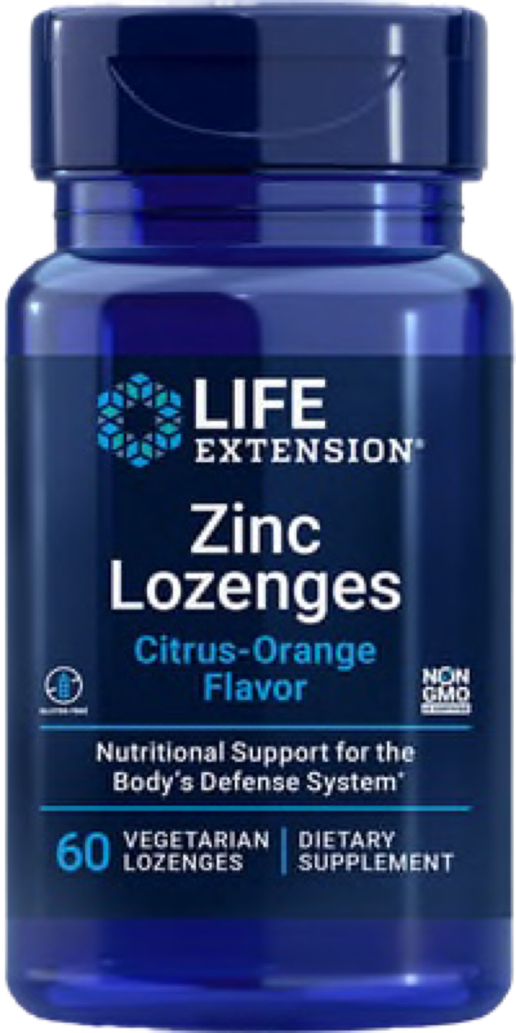 Zinc | 60 Lozenges | Citrus Orange Flavour