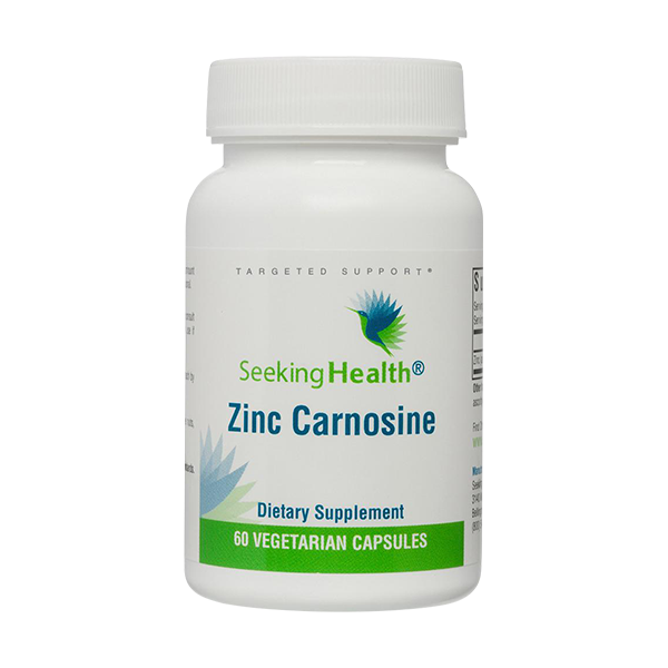 Zinc Carnosine | 60 Capsules | Seeking Health